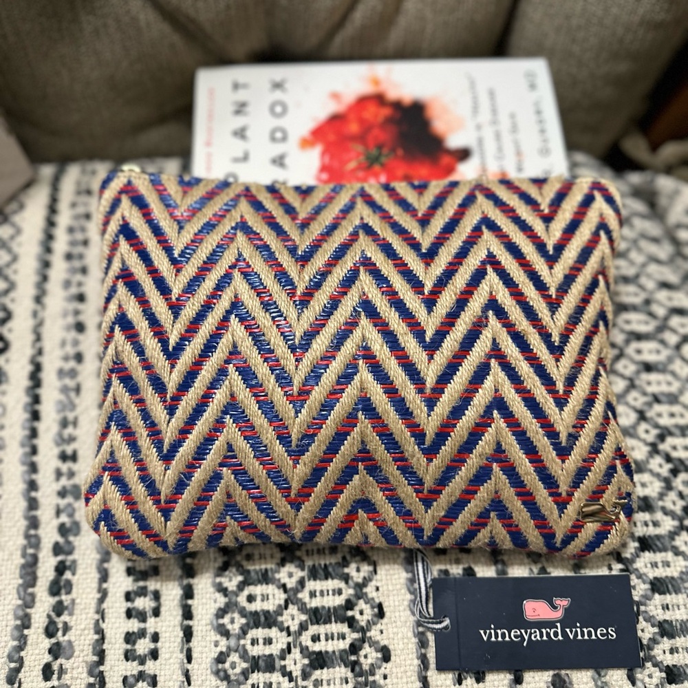 Vineyard Vines Chevron Patterned Pouch